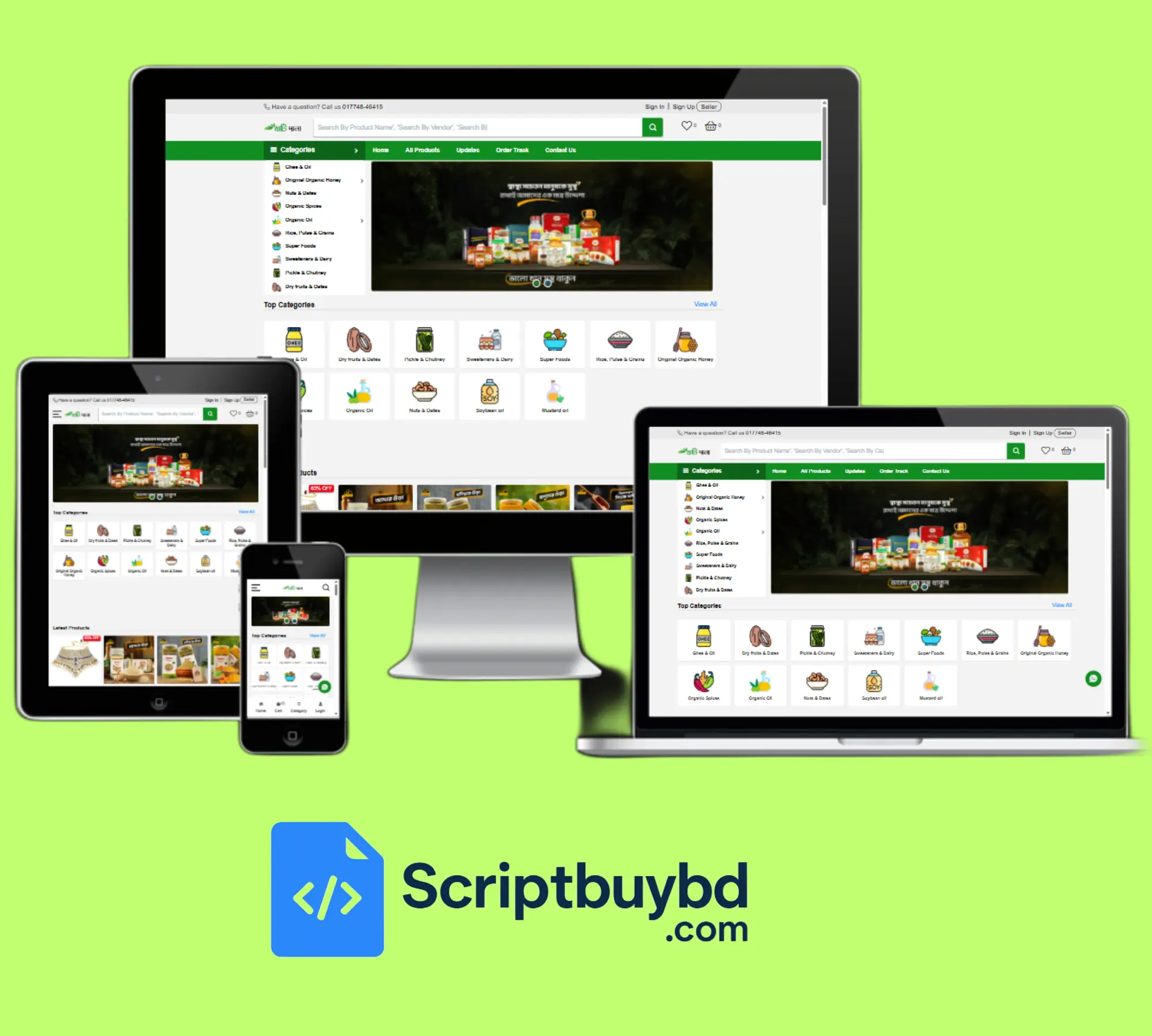 organic Laravel multivendor ecommerce script