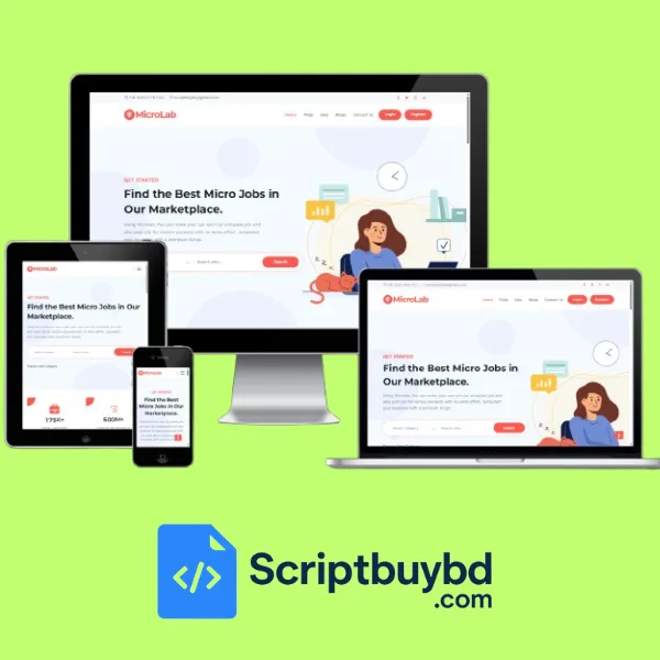 Micro Job Platform PHP Script