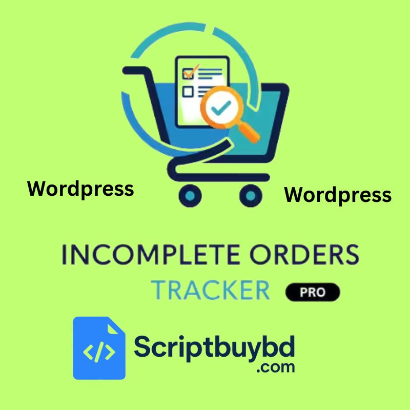 Ecommerce Website Incomplete Order Tracker Plugin v5